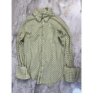 Vintage‎ Guess Jeans Long Sleeve Shirt Men’s Small Green button down
